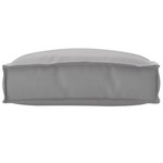 vidaXL Coussin Gris 50 x 50 x 12 cm Tissu Oxford