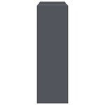 vidaXL Supports de Plantes Extérieurs Pillar 2 Pièces Anthracite 24x24x75 cm Acier