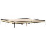 vidaXL Cadre de lit sans matelas chêne sonoma 180x200 cm