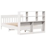 vidaXL Cadre de lit sans matelas blanc 120x200 cm bois de pin massif
