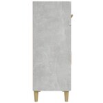 vidaXL Buffet gris béton 69 5x34x89 cm bois d'ingénierie