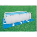 Bestway bâche de sol de piscine 9 pcs 50 x 50 cm bleu 14352
