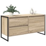 vidaXL Meuble TV Sonoma 100 x 36 x 49.5 cm Bois d'ingénierie