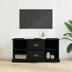 vidaXL Meuble TV Chêne noir 99 5 x 35 5 x 48 cm Bois d'ingénierie