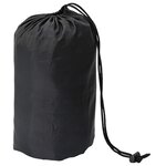 vidaXL Oreiller de Voyage pour le Cou Noir 27 x 26 x 14 cm Velours