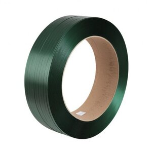 1x feuillard polyester haute résistance vert - 19 x 1 mm x 1000 m x ø 406 (mm)