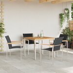 Ensemble de Salle à Manger de Jardin 5 Pièces Bois Solide Acacia vidaXL