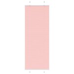 vidaXL Store plissé rose 80x200 cm largeur du tissu 79 4 cm polyester
