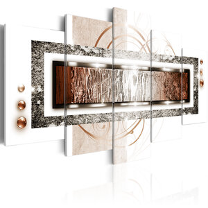 Tableau - golden blizzard l x h en cm 200x100