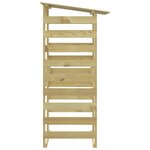 vidaXL Pergolas avec toits 2 Pièces 100x90x200 cm Bois de pin imprégné