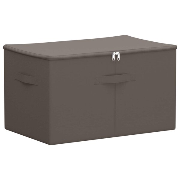 vidaXL Boîte de rangement Tissu intissé 55 x 35 x 32 cm 61 6 L Gris