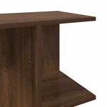 vidaXL Table de chevet chêne marron 46 5x29x61 cm bois d'ingénierie
