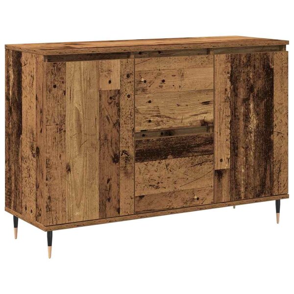 vidaXL Buffet Bois ancien 101 5 x 35 x 70 cm Bois d'ingénierie