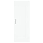 vidaXL Buffet haut Blanc 34 5x34x180 cm Bois d'ingénierie