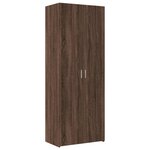 vidaXL Armoire de rangement chêne brun 70x42 5x225cm bois d'ingénierie