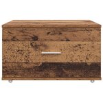 vidaXL Meuble de tiroir Bois vieilli Panneau de particules Moyenne