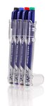Stylo feutre Fineliner FRIXION EVOLUTIVE SET, étui 4 PILOT