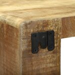 vidaXL Meuble TV 36x30x54 cm en bois massif de manguier