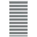 vidaXL Store zèbre gris foncé largeur du tissu 85 9 cm polyester