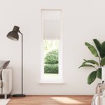 vidaXL Store plissé 60x200 cm Blanc