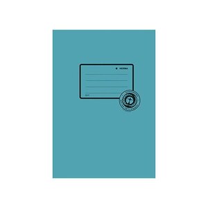 Protège Cahier Papier Recyclé A5 Turquoise HERMA