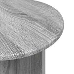 vidaXL Ensemble de tables d'appoint 2 pièces Sonoma gris Ø 45 x 35 cm