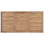 vidaXL Table à dîner de jardin 160x80x77 cm Bois de teck solide