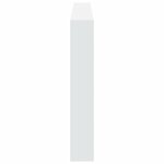vidaXL Armoire tête de lit avec LED blanc 200x17x102 cm