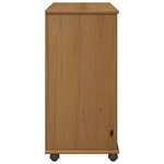 vidaXL Cabinet roulant 63 5 x 39 x 79 cm Bois de Pin Massif