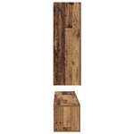 vidaXL Ensemble meuble TV 4 Pièces Bois ancien 30 5 x 30 x 90 cm