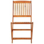 vidaXL Ensemble à manger de jardin 7 Pièces Bois d'acacia massif