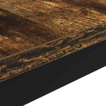 vidaXL Table basse Chêne Fumé 70 x 50 x 36 cm Bois d'ingénierie