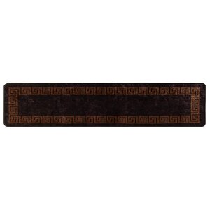 vidaXL Coureur de Tapis MARSA Noir 50 x 350 cm Polyester et PVC
