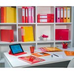 Boite Transfert Dos 90mm Iderama - Rouge - X 5 - Exacompta