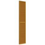 vidaXL Cloison de séparation 3 panneaux marron bois paulownia massif