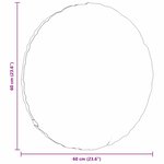 vidaXL Coussins de siège 2 Pièces Rouge Ø60 x 21 cm tissu