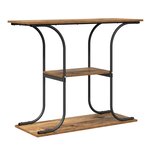 vidaXL Table console Bois ancien 101 x 35 x 80.5 cm Bois d'ingénierie