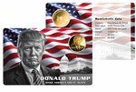 Pièce de monnaie en Or 3000 Francs g 0.031 (1/1000 oz) Millésime 2024 Gold Gift DONALD TRUMP 1/1000