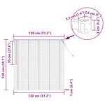 vidaXL Store Vénitien Réglable Gris Argenté 150 x 130 cm PVC