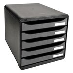 Module De Classement Big Box Plus 5 Tiroirs Metallic - Argent - Exacompta