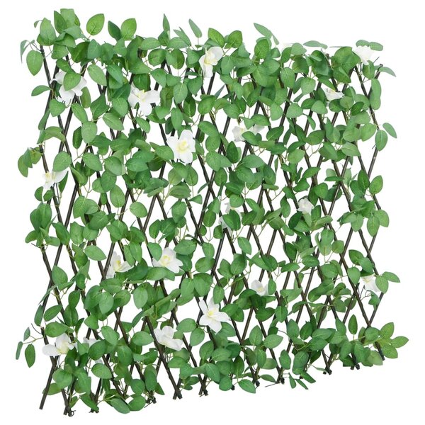 vidaXL Treillis de lierre artificiel extensible vert 186x30 cm