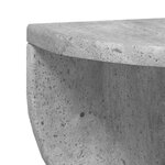 vidaXL Étagère Murale Gris béton 38 x 19 x 19 cm Bois d'ingénierie