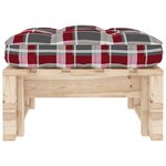vidaXL Pouf palette de jardin bois de pin imprégné