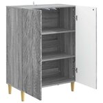 vidaXL Buffet Sonoma gris 66 x 34 5 x 90 cm Bois d'ingénierie