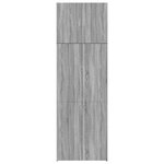 vidaXL Buffet haut sonoma gris 80x42 5x249 cm bois d'ingénierie