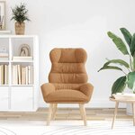 vidaXL fauteuil Beige 69 x 74 x 93 cm Tissu Sherpa