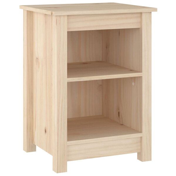 vidaXL Table de chevet 40x35x55 cm Bois de pin solide