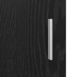 vidaXL Buffet Chêne noir 40 x 80 x 75 cm Bois d'ingénierie