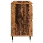 vidaXL Armoire de salle de bain vieux bois 80x33x60 cm bois ingénierie