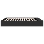 vidaXL Cadre de lit sans matelas noir 180x200 cm